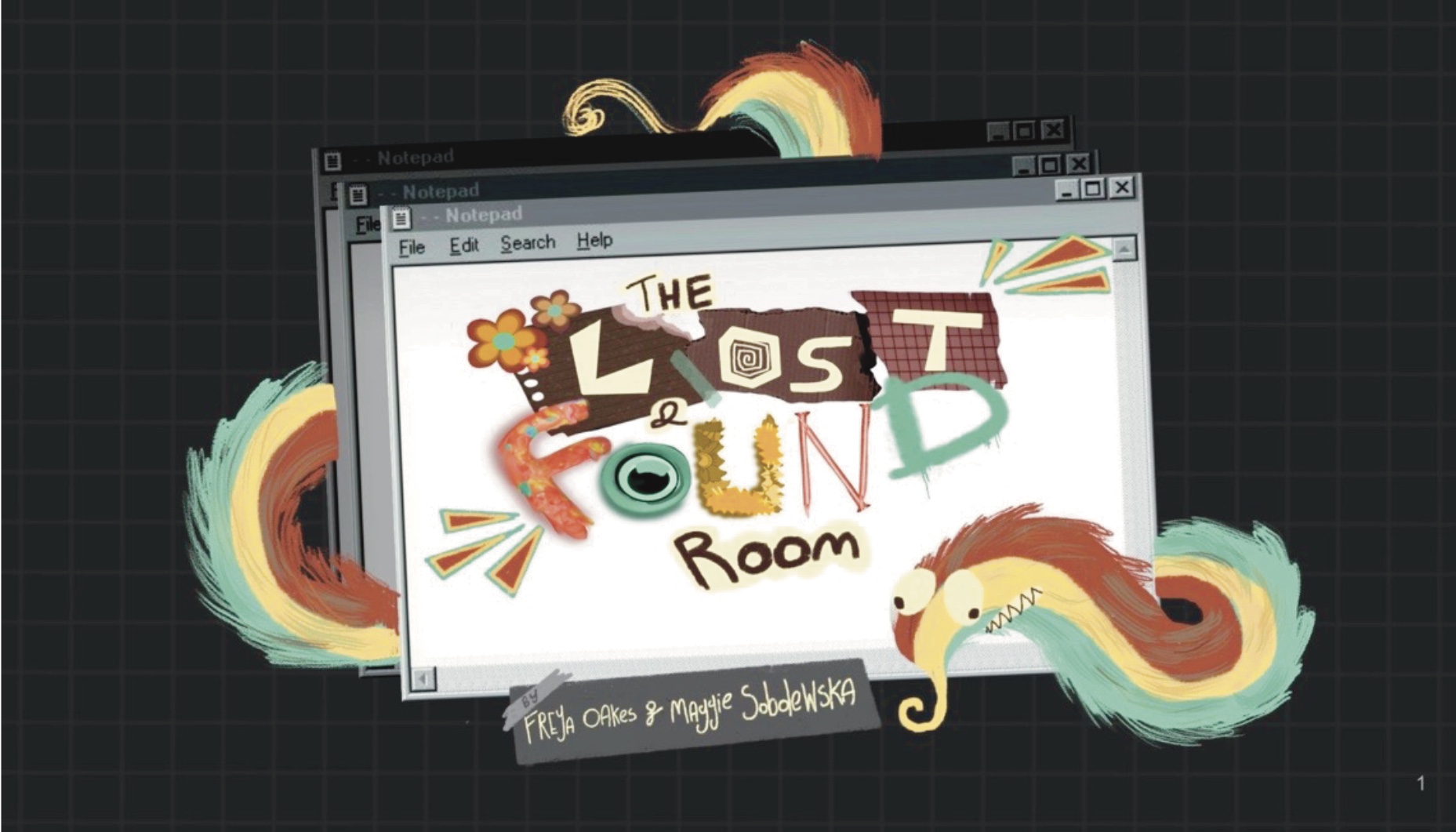 The lost And Found Room Immersive Experience by Freya Oakes and Maggie Sobolewska a short pitch video exploring and explaining the behind-the-scenes content and mechanics of the immersive experience.