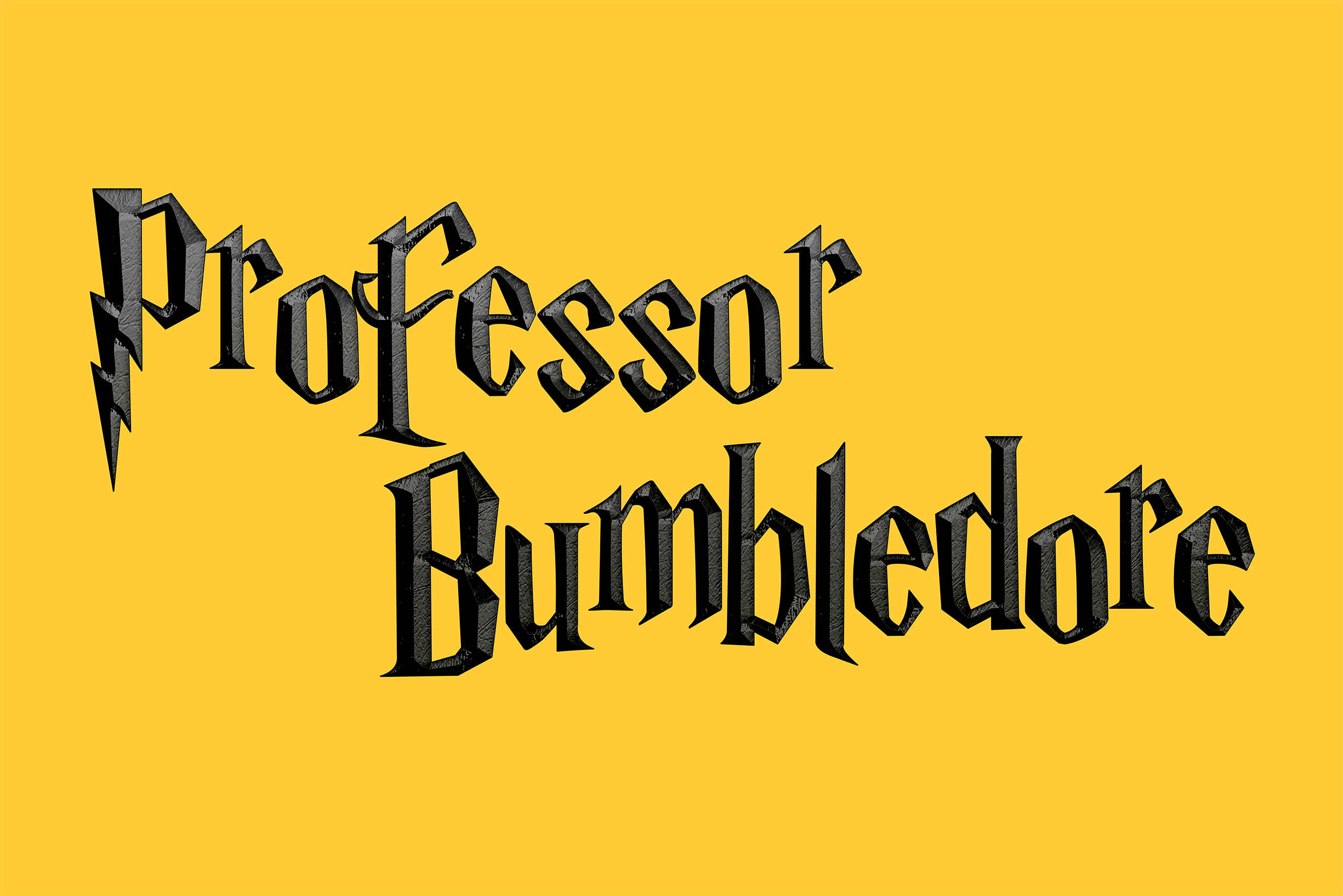 BA Graphic Communication work by Henry Rush showing the explainer video for Professor Bumbledore.