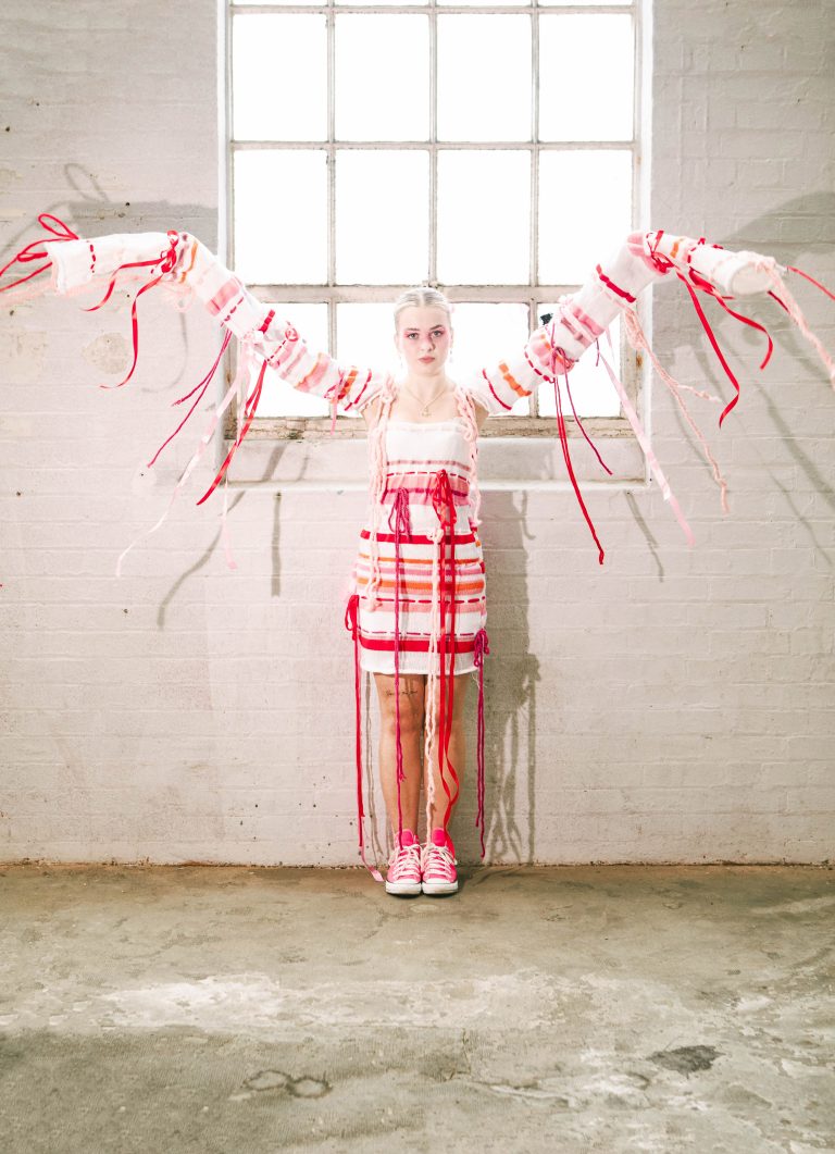 Fashion images by Lauren Stalley representing a journey of reaffirming femininity.