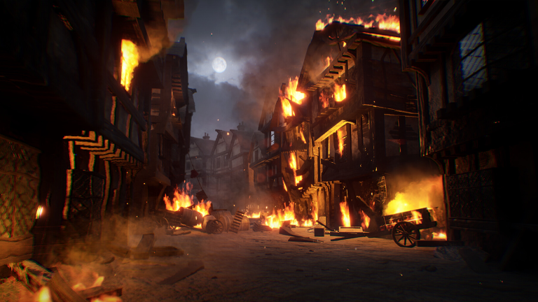 Before the Embers - The night of the fire (Environment art)