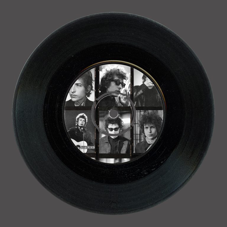 Vinyl Art inspired by Bob Dylan