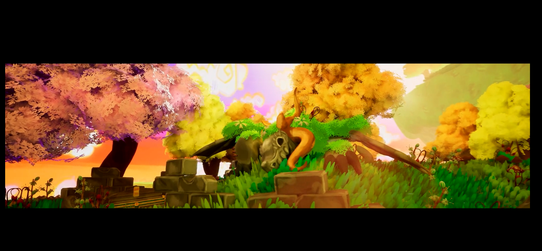 A short Game Asset showreel by Dec Davenport depicting floating islands in a fantasy setting with a hand-painted style.