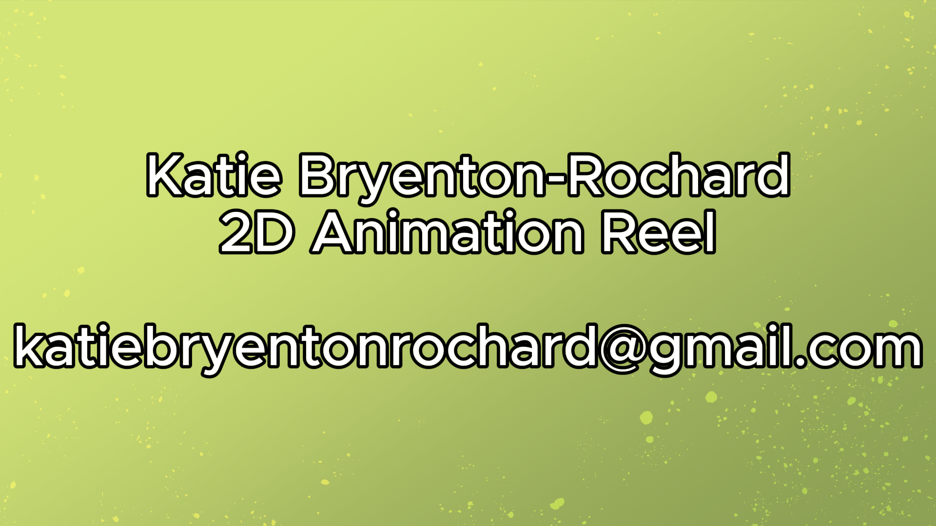 BA Animation Showreel by Katie Bryenton-Rochard featuring a variety of animal animations.