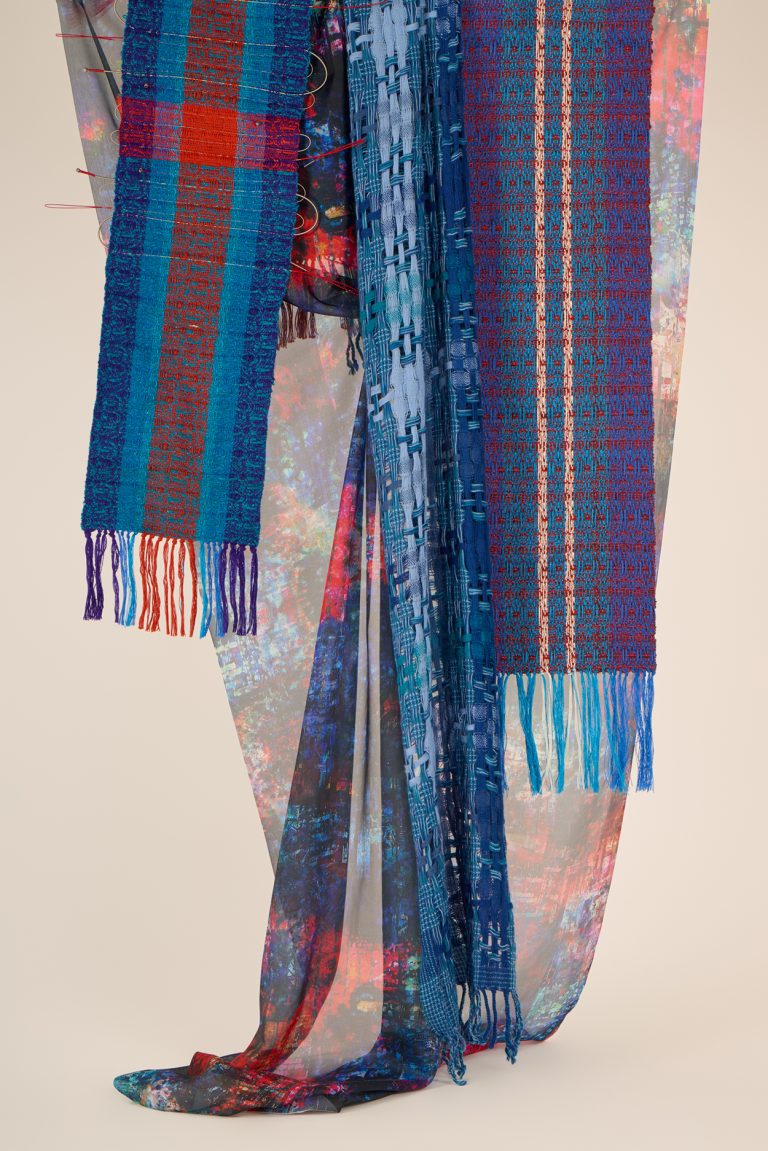 A collection of textiles samples created by Lexie Cave