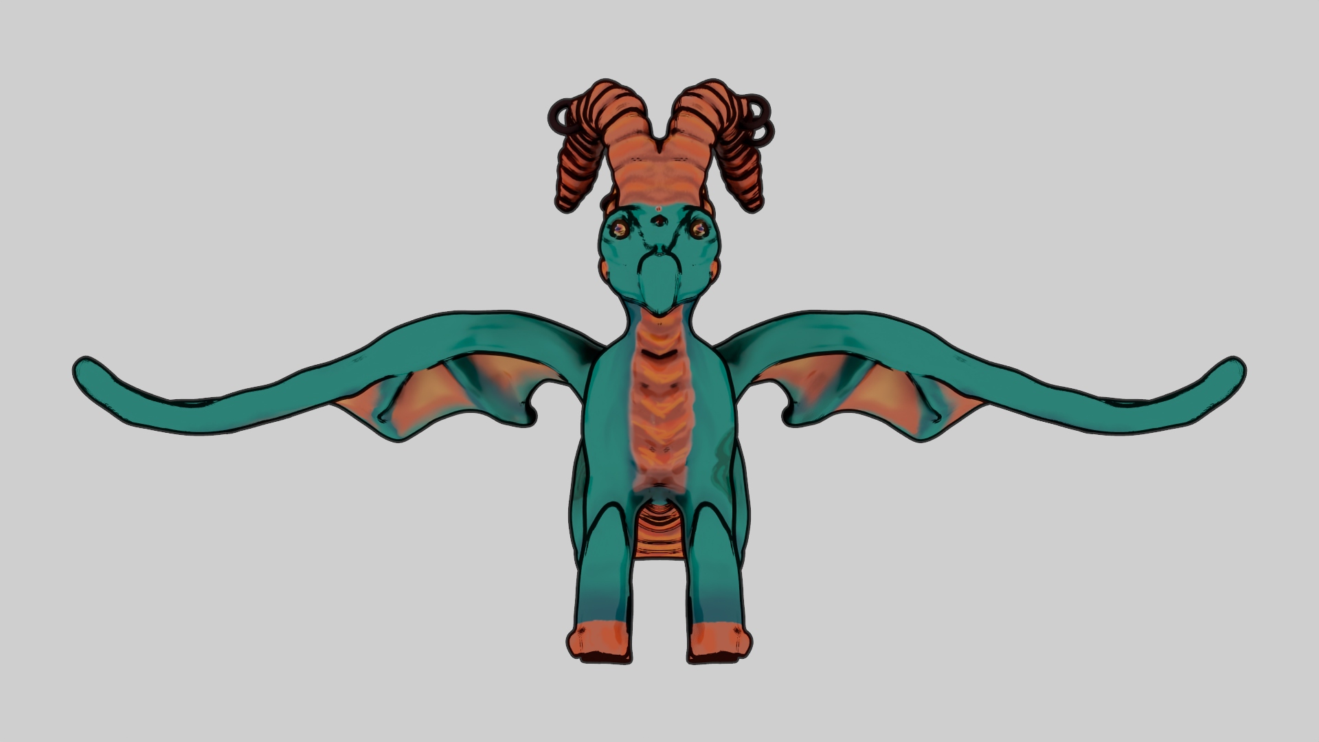 Short reel showcasing processes of modelling, tidying, retopology, texturing, rigging and animating an originally designed dragon.