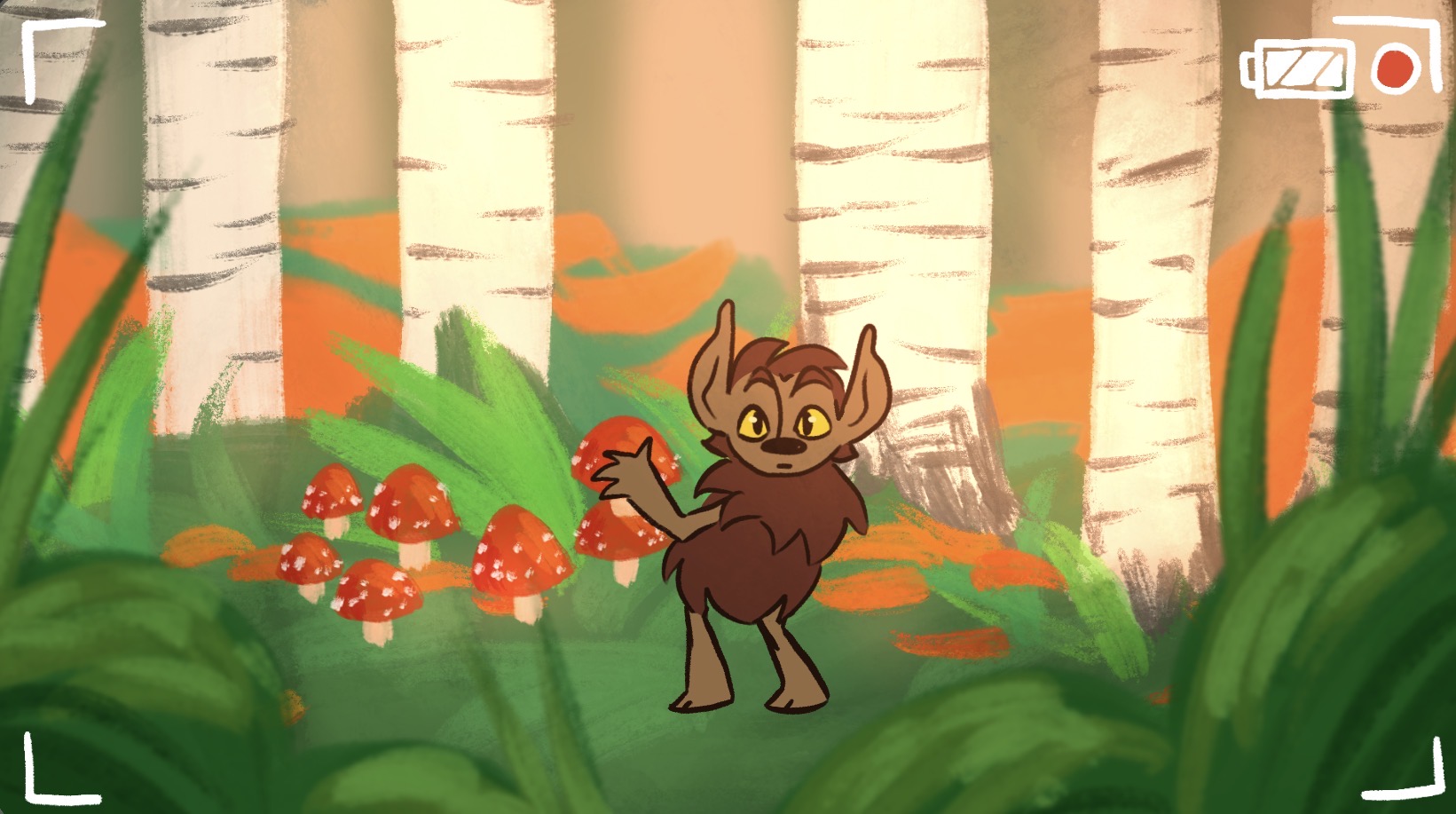 2D animated film set in the woods