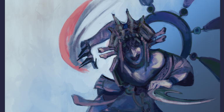 This piece was an explorative design, inspired by Slovak headdresses and cloth.