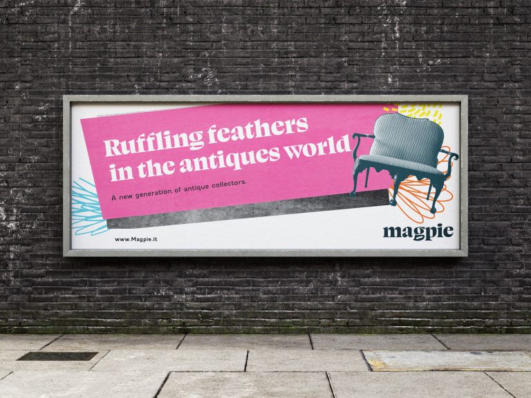 Magpie Billboard by Bernadette Naimhwaka