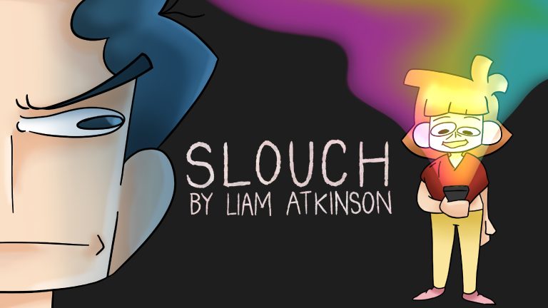 A digital drawing of characters by Liam Atkinson.