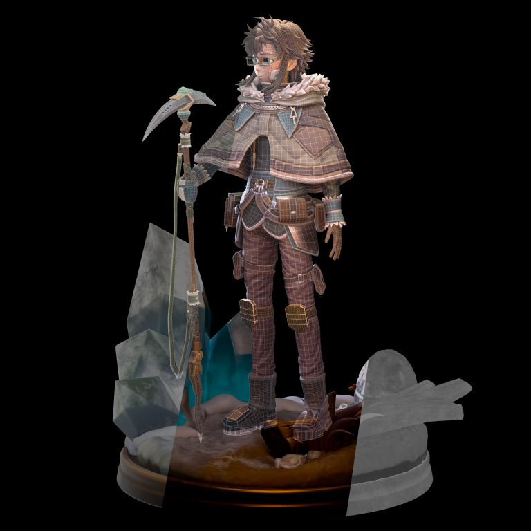 3D modelling work by Emily Chan
