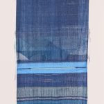 Textile by Sandy Egeler showing a large vertical wea