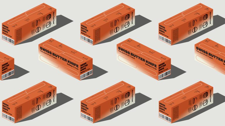 Brand Identity of a Multi-purpose Butter Knife named "Swiss Butter Knife" by Tyler Ledet