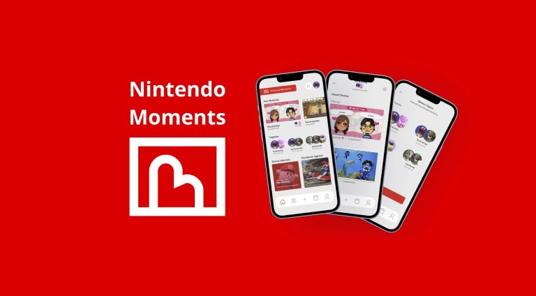 BSc User Experience Design by Hunter Gurung showing Nintendo Moments design.